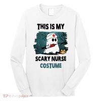 This Is My Scary Nurse Halloween Costume Long Sleeve Shirt thumb 0