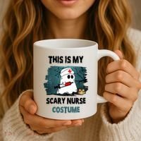 This Is My Scary Nurse Halloween Costume Coffee Mug thumb 3