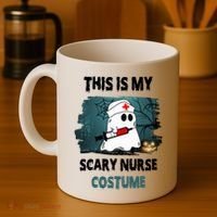 This Is My Scary Nurse Halloween Costume Coffee Mug thumb 4
