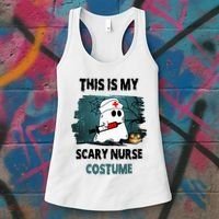 This Is My Scary Nurse Halloween Costume Women's Tank Top thumb 3