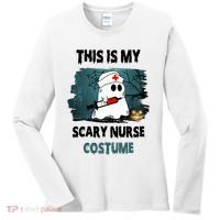 This Is My Scary Nurse Halloween Costume Women's Long Sleeve Shirt thumb 0