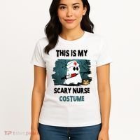 This Is My Scary Nurse Halloween Costume Women's T-Shirt thumb 4