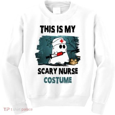 This Is My Scary Nurse Halloween Costume Kids Sweatshirt
