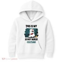 This Is My Scary Nurse Halloween Costume Kids Hoodie thumb 0