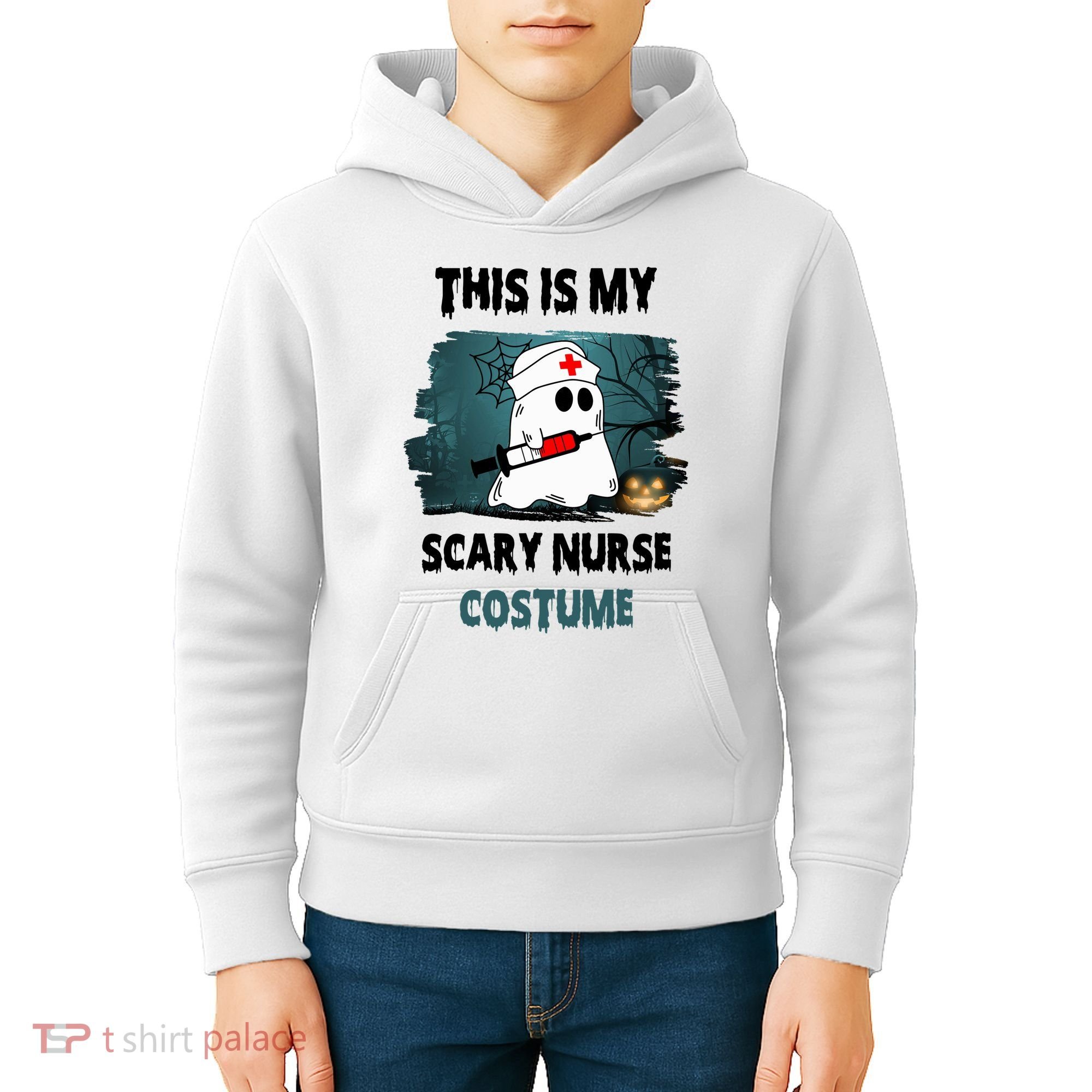 This Is My Scary Nurse Halloween Costume Kids Hoodie