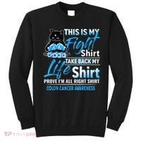 This Is My Fight Colon Cancer Awareness Month Sweatshirt thumb 0