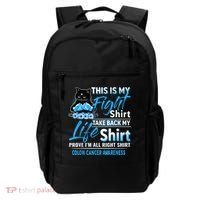 This Is My Fight Colon Cancer Awareness Month Backpack thumb 0