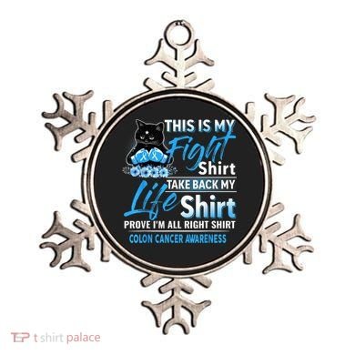 This Is My Fight Colon Cancer Awareness Month Ornament