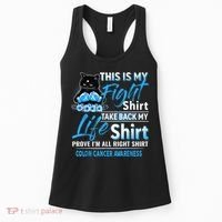 This Is My Fight Colon Cancer Awareness Month Women's Tank Top thumb 0