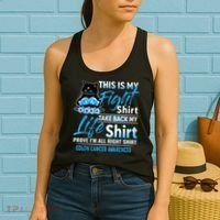 This Is My Fight Colon Cancer Awareness Month Women's Tank Top thumb 2
