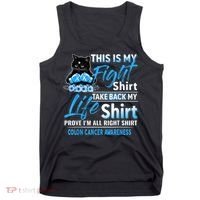 This Is My Fight Colon Cancer Awareness Month Tank Top thumb 0