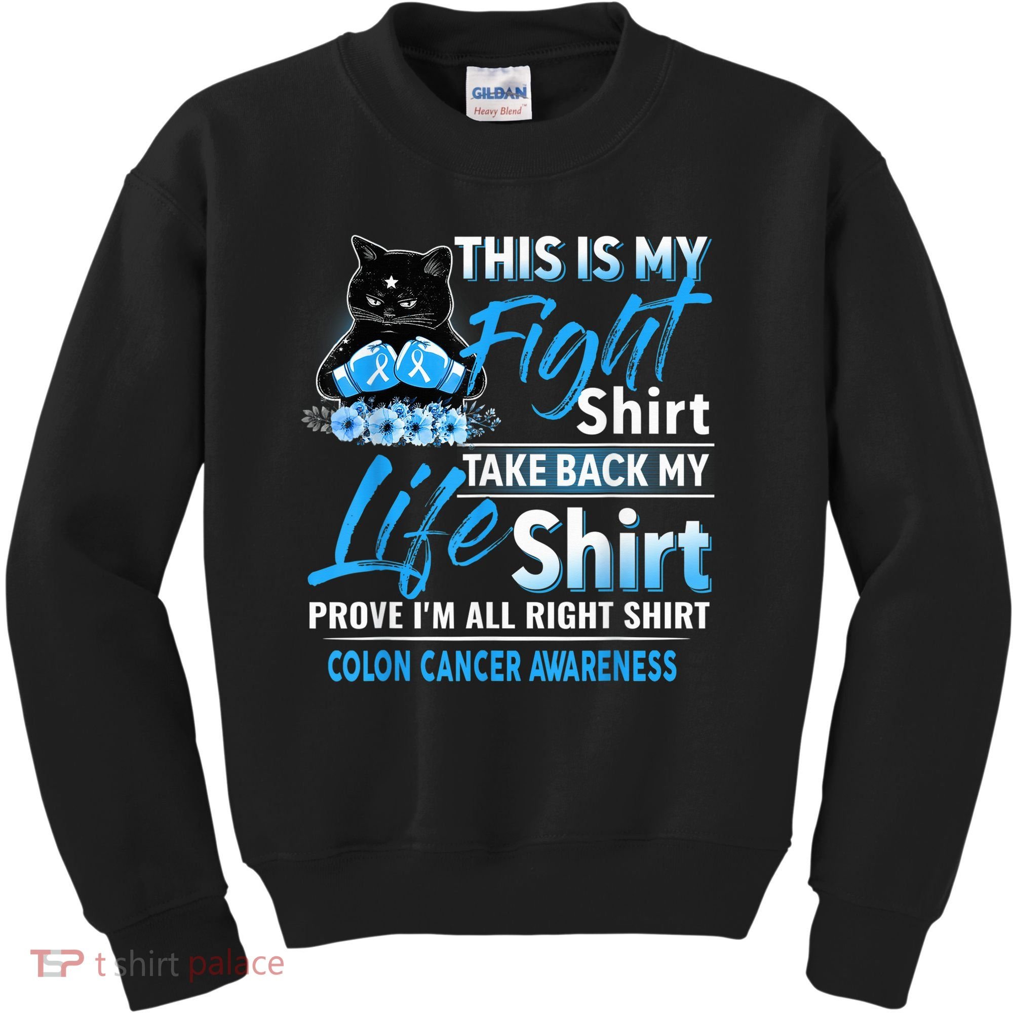 This Is My Fight Colon Cancer Awareness Month Kids Sweatshirt