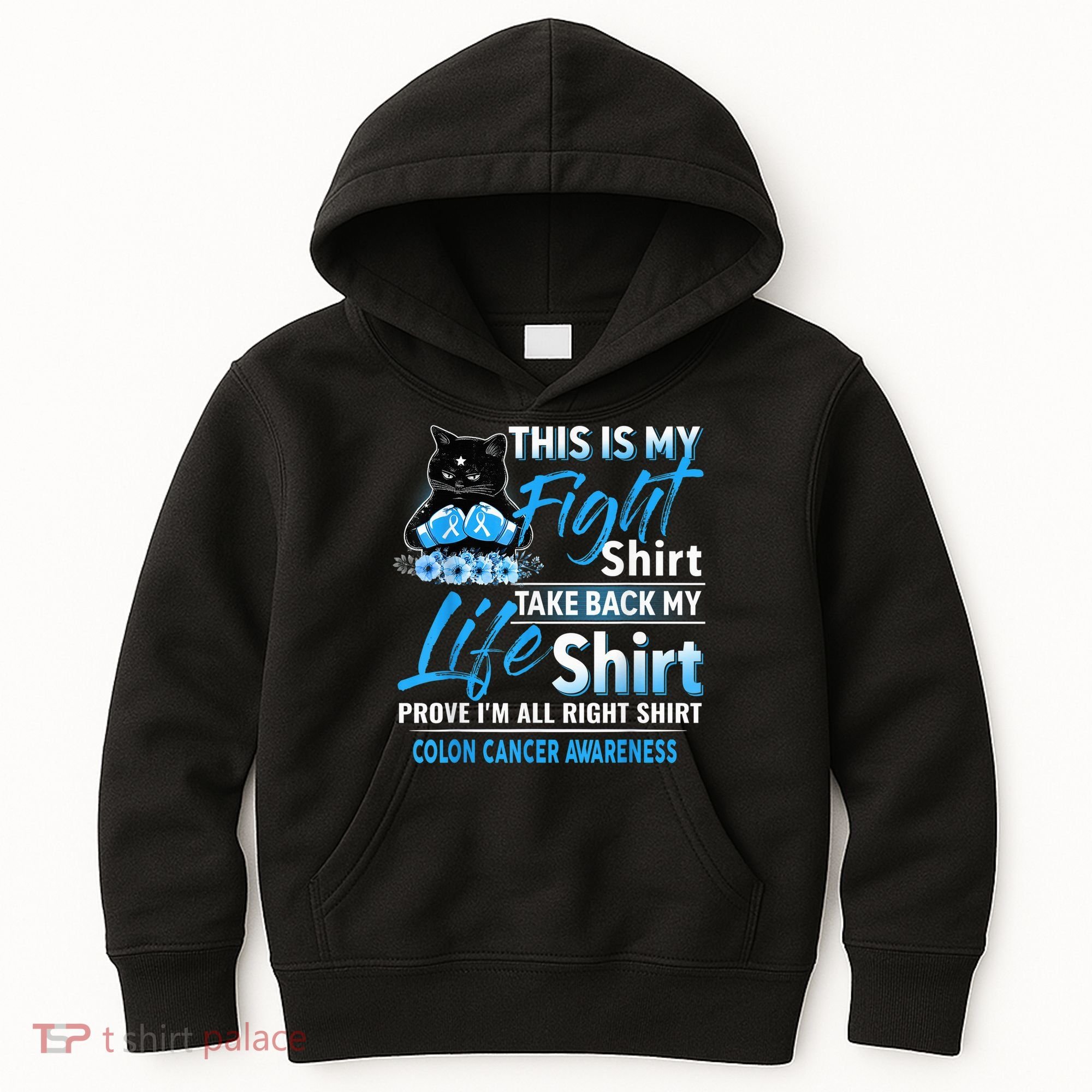 This Is My Fight Colon Cancer Awareness Month Kids Hoodie