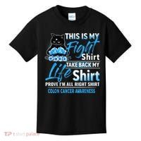 This Is My Fight Colon Cancer Awareness Month Kids T-Shirt thumb 0