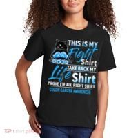This Is My Fight Colon Cancer Awareness Month Kids T-Shirt thumb 2