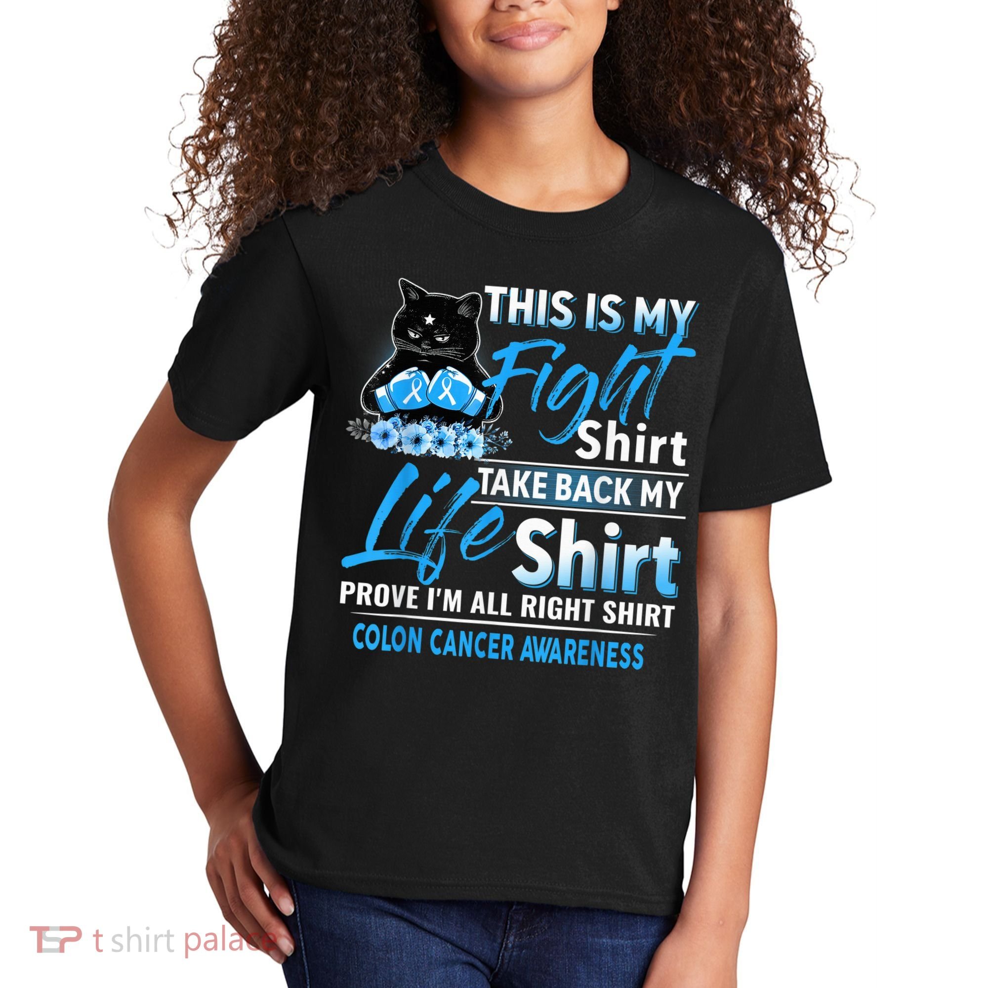 This Is My Fight Colon Cancer Awareness Month Kids T-Shirt
