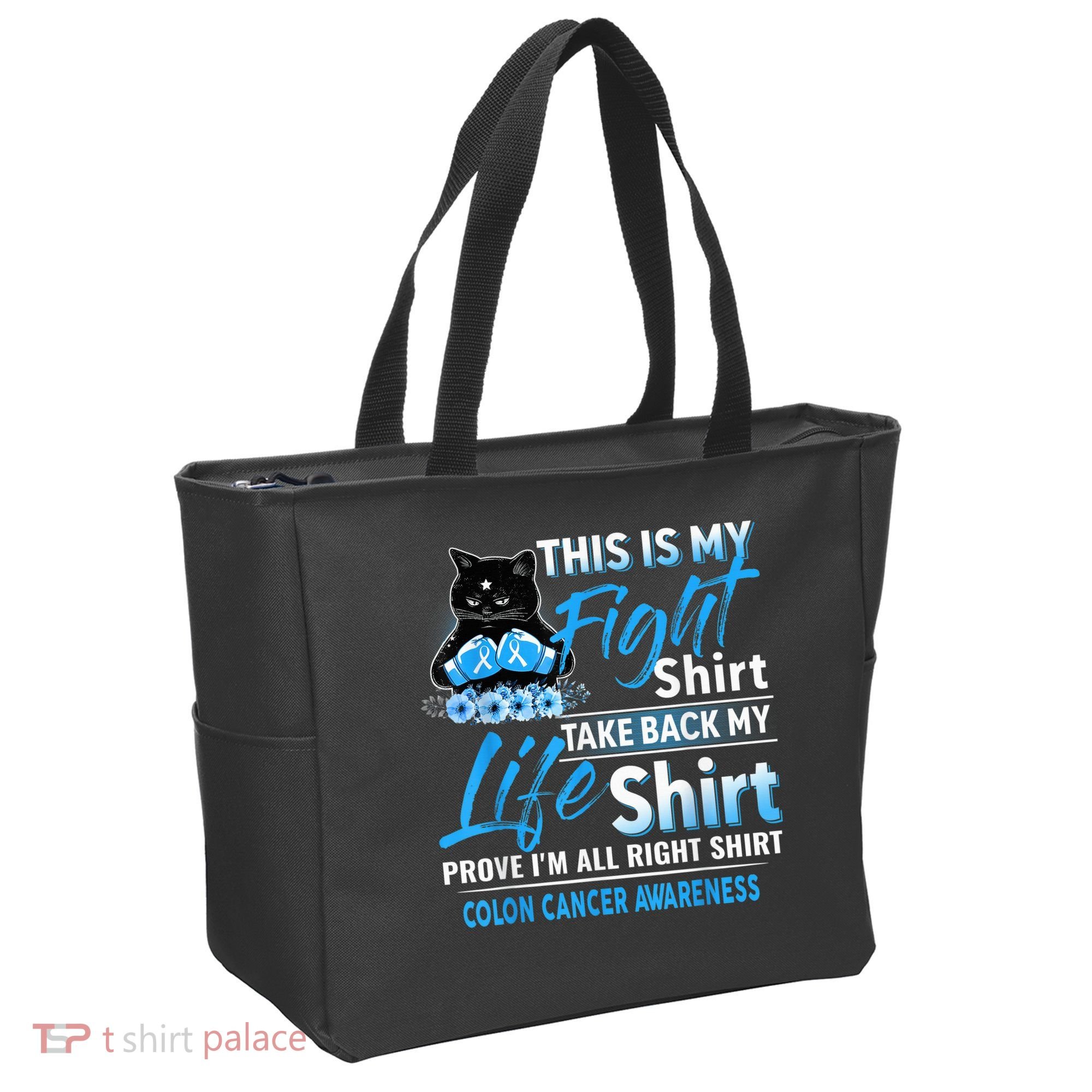 This Is My Fight Colon Cancer Awareness Month Tote Bag