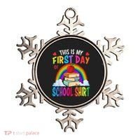 This Is My First Day Of School Back To School Ornament thumb 0