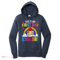 This Is My First Day Of School Back To School Women's Hoodie thumb 0