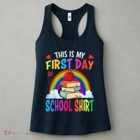 This Is My First Day Of School Back To School Women's Tank Top thumb 3