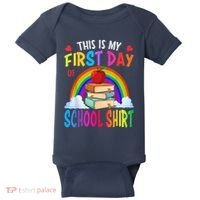 This Is My First Day Of School Back To School Baby Bodysuit thumb 0