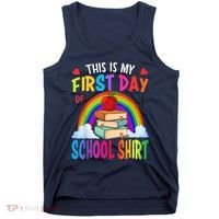 This Is My First Day Of School Back To School Tank Top thumb 0