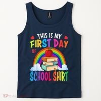 This Is My First Day Of School Back To School Tank Top thumb 2