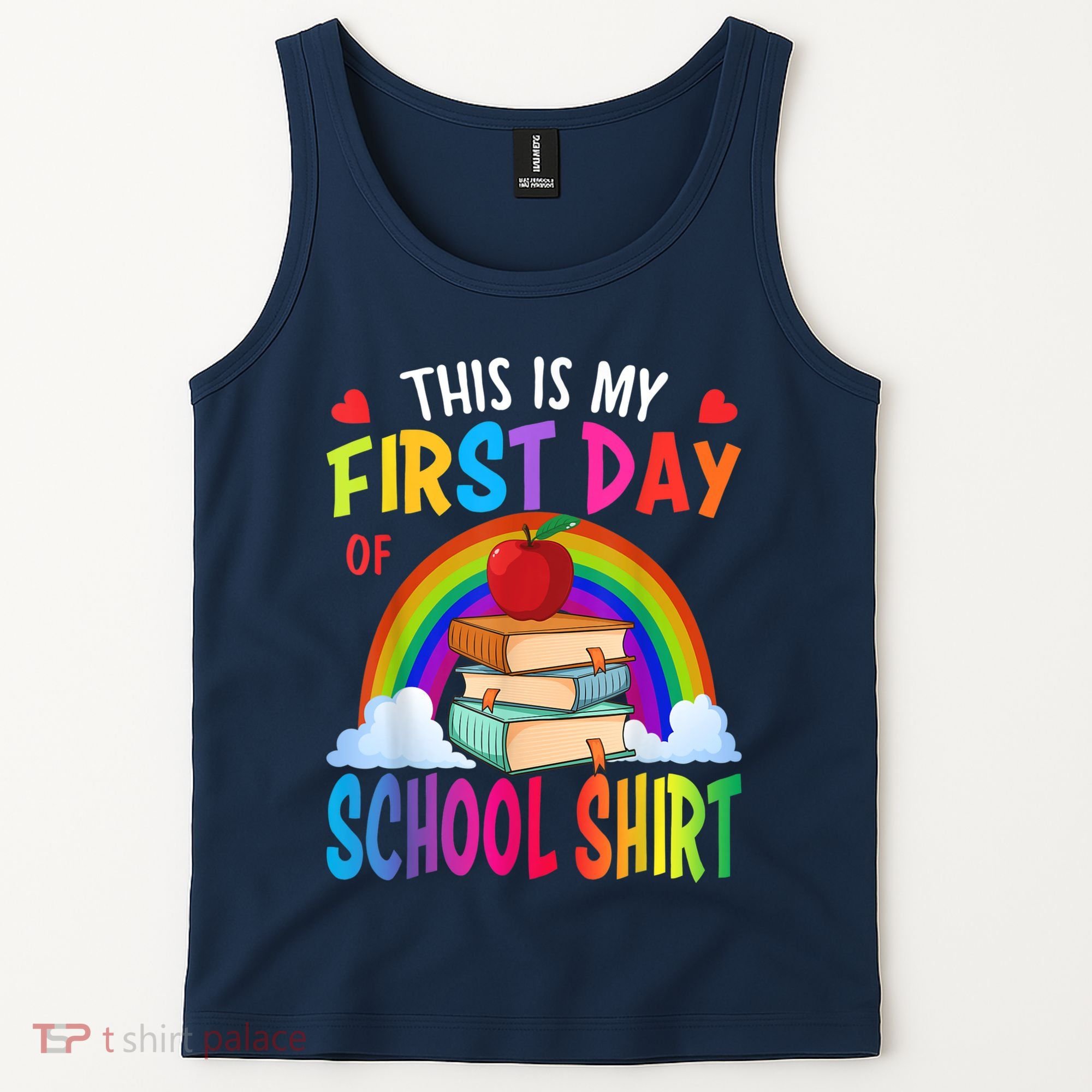 This Is My First Day Of School Back To School Tank Top