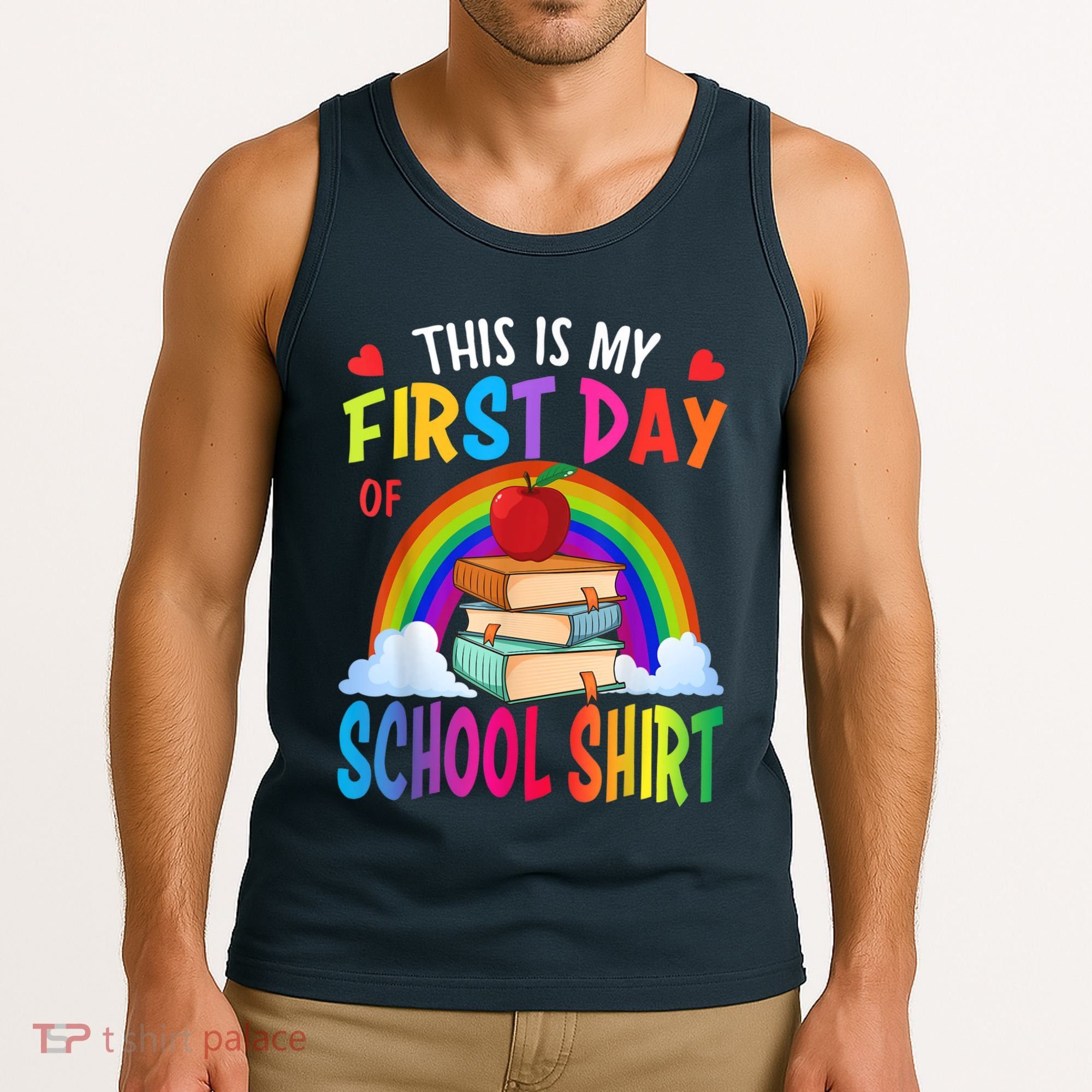 This Is My First Day Of School Back To School Tank Top