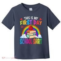 This Is My First Day Of School Back To School Toddler T-Shirt thumb 0