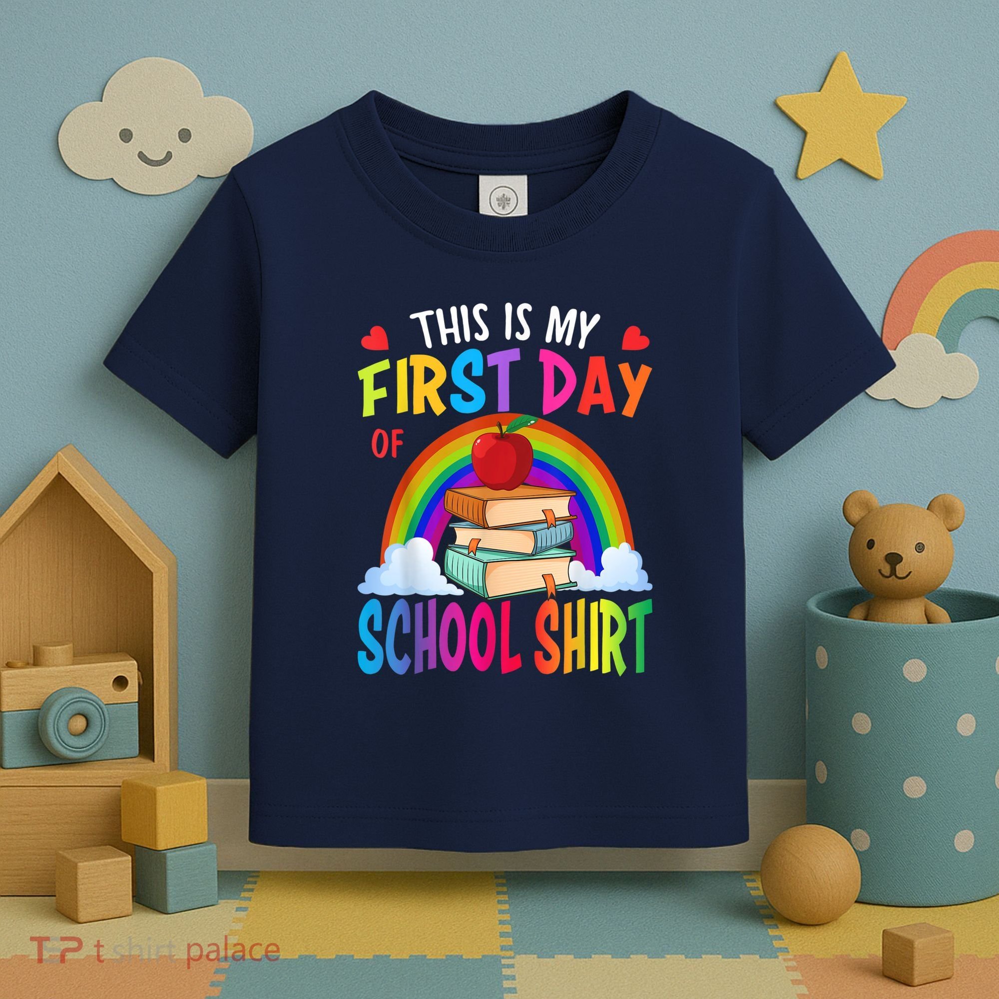 This Is My First Day Of School Back To School Toddler T-Shirt