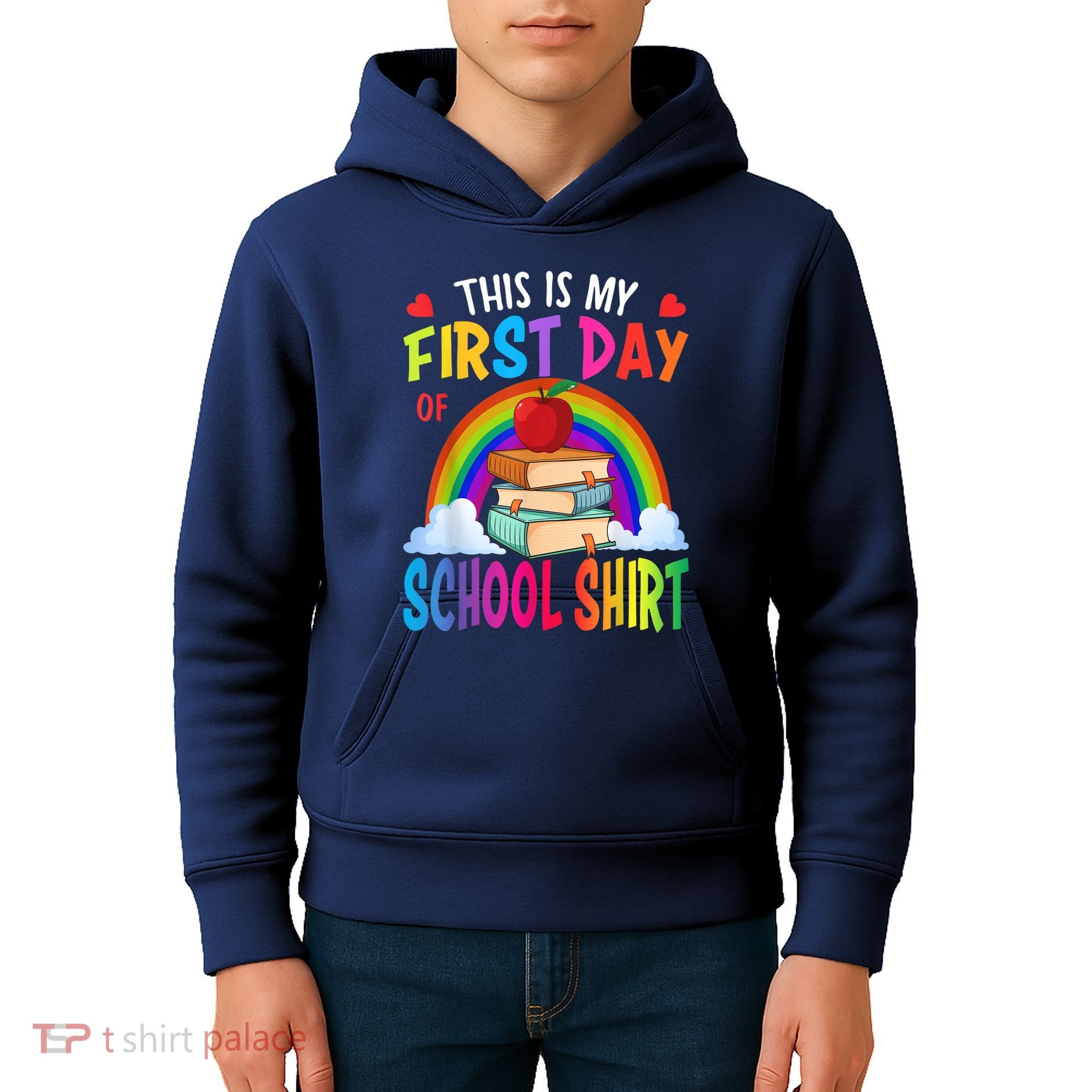 This Is My First Day Of School Back To School Kids Hoodie