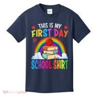 This Is My First Day Of School Back To School Kids T-Shirt thumb 0