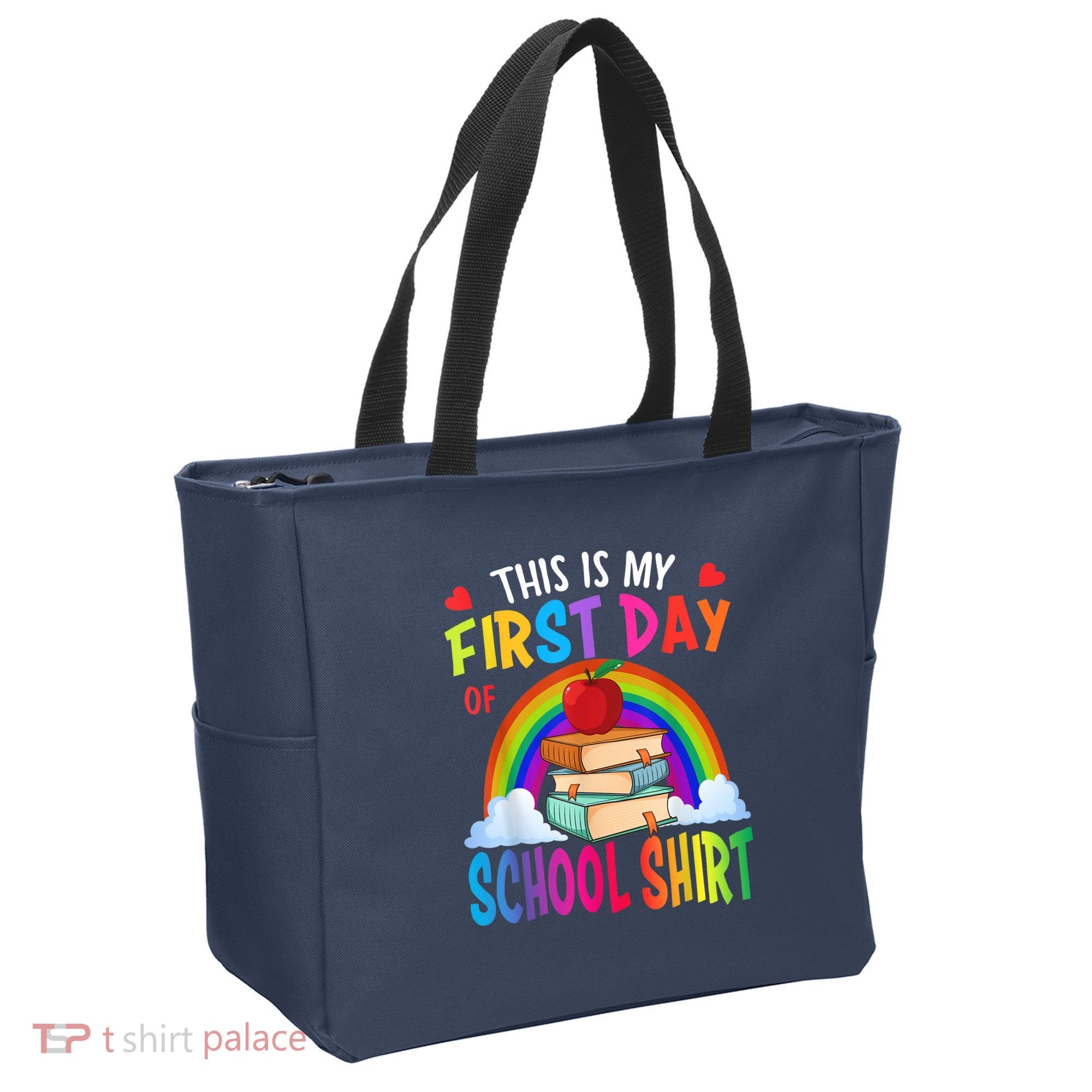 This Is My First Day Of School Back To School Tote Bag