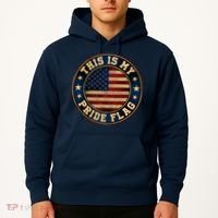 This Is My Pride Flag American Flag Men Women Hoodie thumb 2