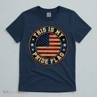This Is My Pride Flag American Flag Men Women T-Shirt thumb 5