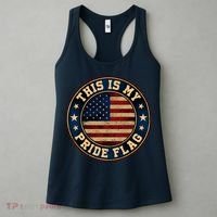 This Is My Pride Flag American Flag Men Women Women's Tank Top thumb 3
