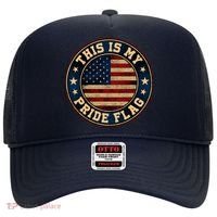 This Is My Pride Flag American Flag Men Women Hat thumb 0