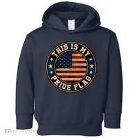 This Is My Pride Flag American Flag Men Women Toddler Hoodie thumb 0