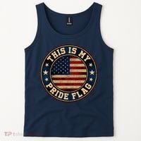 This Is My Pride Flag American Flag Men Women Tank Top thumb 2
