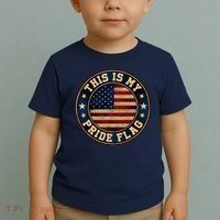 This Is My Pride Flag American Flag Men Women Toddler T-Shirt thumb 2
