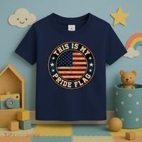 This Is My Pride Flag American Flag Men Women Toddler T-Shirt thumb 3
