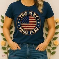 This Is My Pride Flag American Flag Men Women Women's T-Shirt thumb 2
