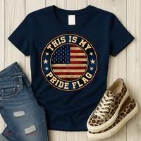 This Is My Pride Flag American Flag Men Women Women's T-Shirt thumb 3
