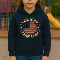 This Is My Pride Flag American Flag Men Women Kids Hoodie thumb 3
