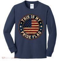 This Is My Pride Flag American Flag Men Women Kids Long Sleeve Shirt thumb 0