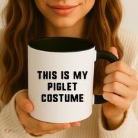 This Is My Piglet Costume Funny Halloween Coffee Mug thumb 3