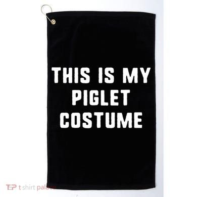 This Is My Piglet Costume Funny Halloween Golf Towel