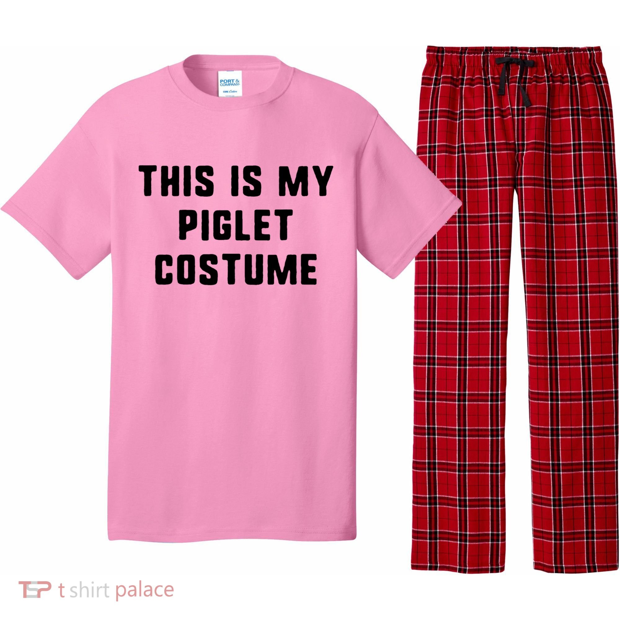 This Is My Piglet Costume Funny Halloween Pajama Set