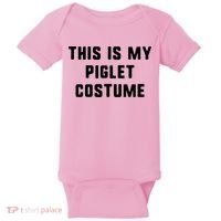 This Is My Piglet Costume Funny Halloween Baby Bodysuit thumb 0